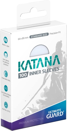 Ultimate Guard Katana Inner Sleeves Standardgröße Transparent (100)