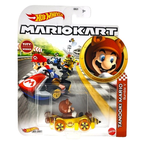 Hot Wheels HDB31 Mario Kart Tanooki Mario