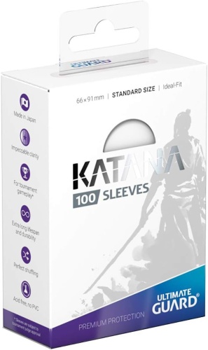 Ultimate Guard 10090 Katana Sleeves Standardgröße Transparent (100)
