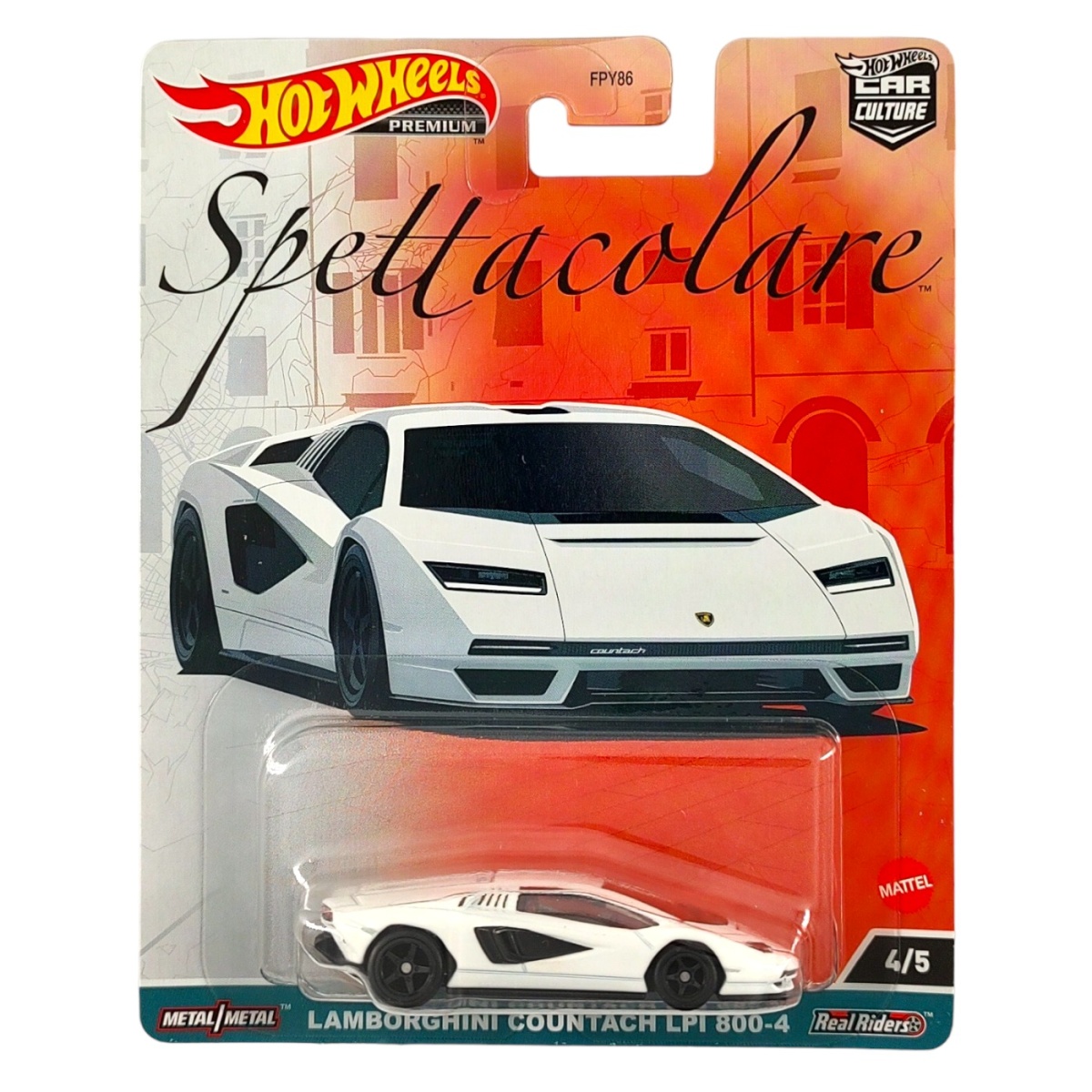 Hot Wheels HKC20 Premium Spettacolare Car Culture Lamborghini Countac