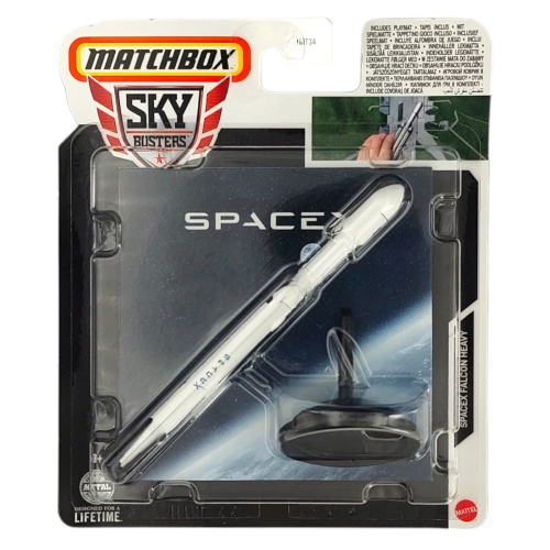 Matchbox HHT44 Skybusters SpaceX Falcon Heavy