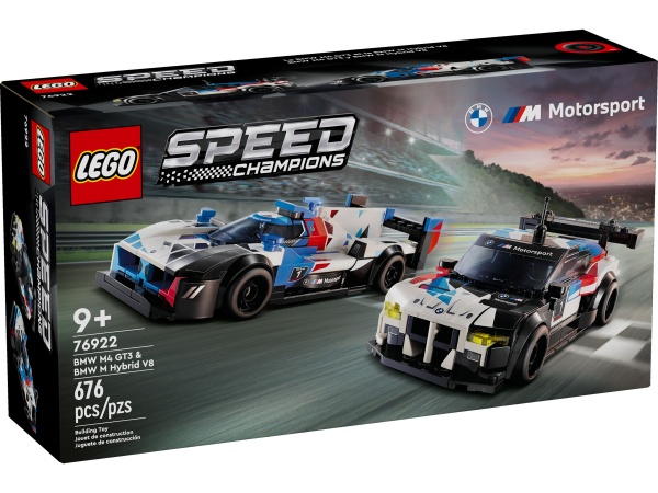 LEGO® 76922 Speed Champions BMW M4 GT3 & BMW M Hybrid V8 Rennwagen