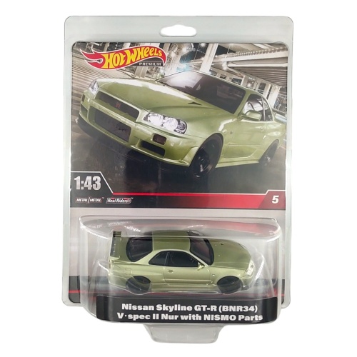 Hot Wheels HMD47 Premium Nissan Skyline GT-R (BNR34) 1:43