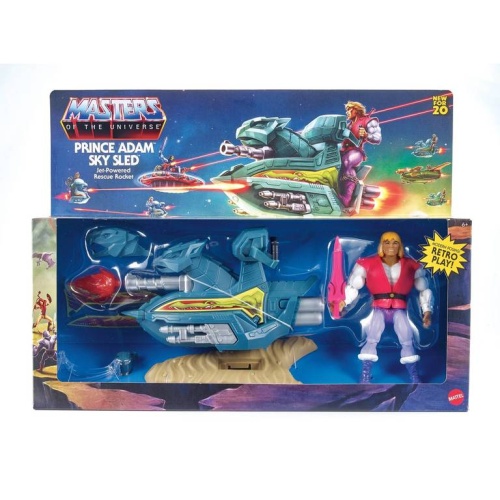 B-WARE Mattel GPP30 Masters of the Universe Origins Skysled Prinz Adam Schlitten (für 14 cm Figuren)