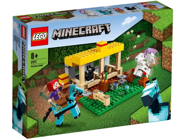 B-WARE LEGO® 21171 Minecraft Der Pferdestall