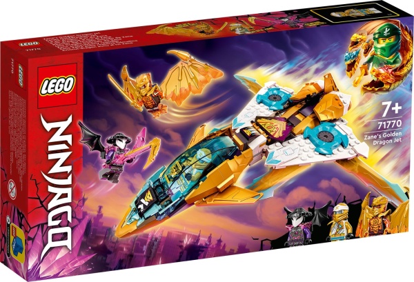 B-WARE LEGO® 71770 NINJAGO Zanes Golddrachen-Jet