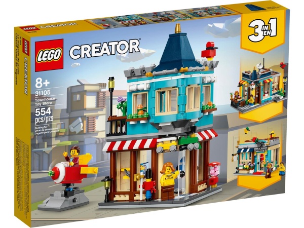 B-WARE LEGO® 31105 Creator 3-in-1 Spielzeugladen im Stadthaus