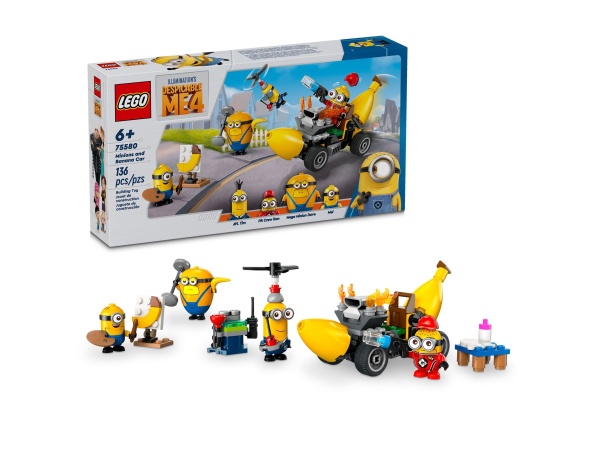 LEGO® 75580 Minions Minions und das Bananen Auto