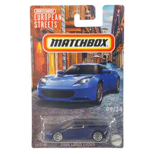 Matchbox HVV28 European Streets 2008 Lotus Evora