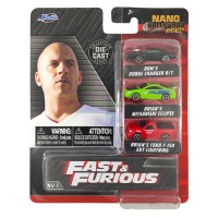 Jada Nano Rides Fast &amp; Furious 1 3-Pack 1:87