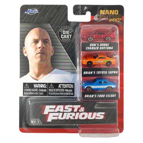 Jada Nano Rides Fast & Furious 3 3-Pack 1:87