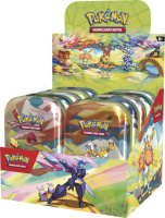 Pokemon 45872 Farbenfrohes Paldea Mini Tin Display 10er Bundle DE