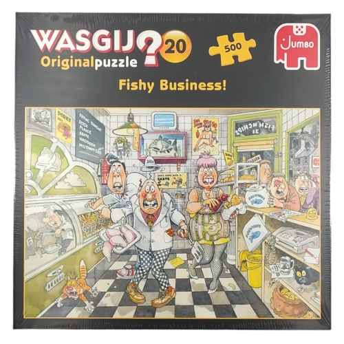 Jumbo 1119800073 Wasgij Fisch-Business 500 Teile Puzzle