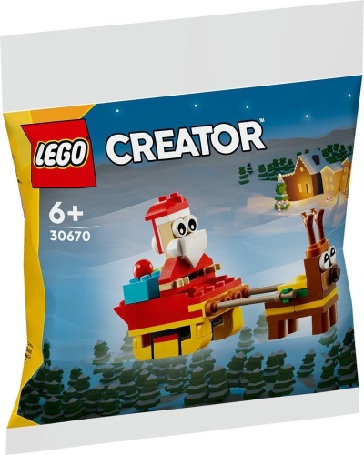 LEGO® 30670 Creator Weihnachtsmann auf Schlittenfahrt Polybag