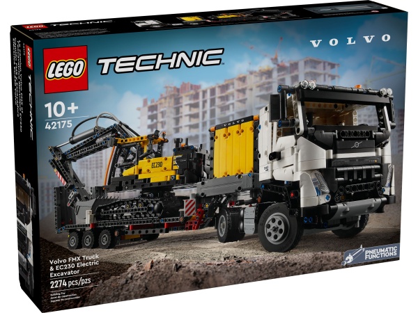 LEGO® 42175 Technic Volvo FMX LKW mit EC230 Electric Raupenbagger