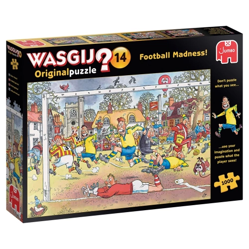 Jumbo 1119801817 Wasgij Original 14 Football Madness! 1000 Teile Puzzle