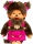 Monchhichi Plüschfigur Mutter mit Kind lila/ braun