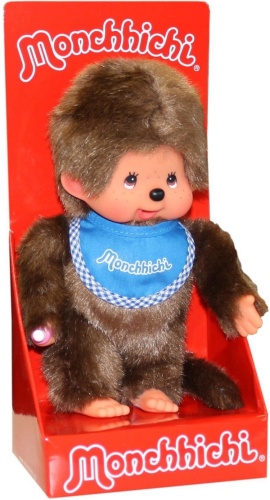 Monchhichi Junge mit Latz blau 20 cm