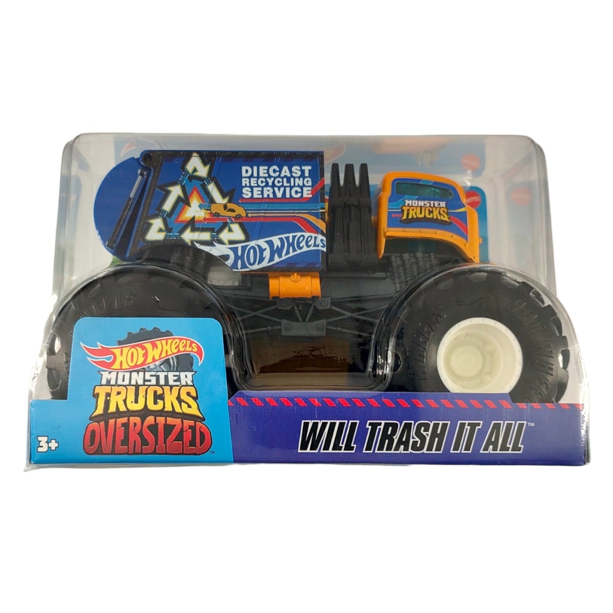 Hot Wheels Monster Trucks Will Trash It All 1:24 Scale Die-Cast